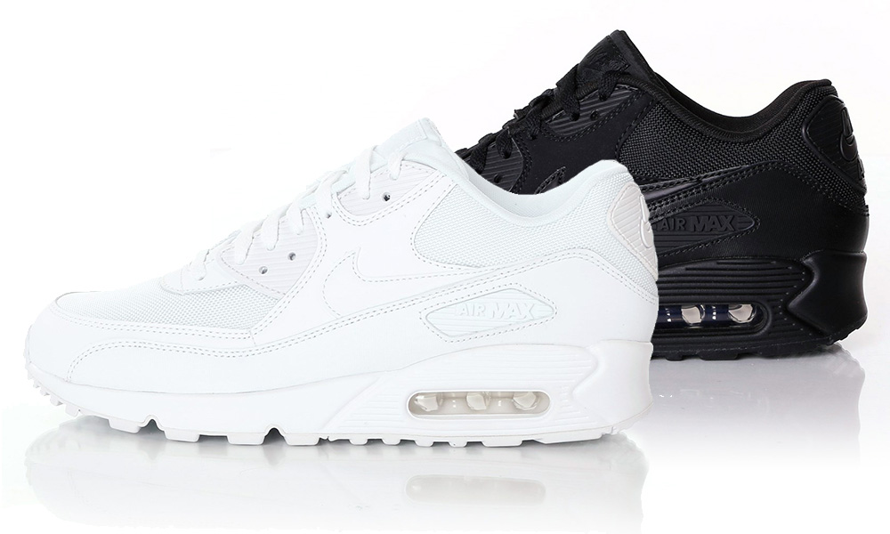 Sorte og Hvide Nike Air 90 - Cool Sneakers