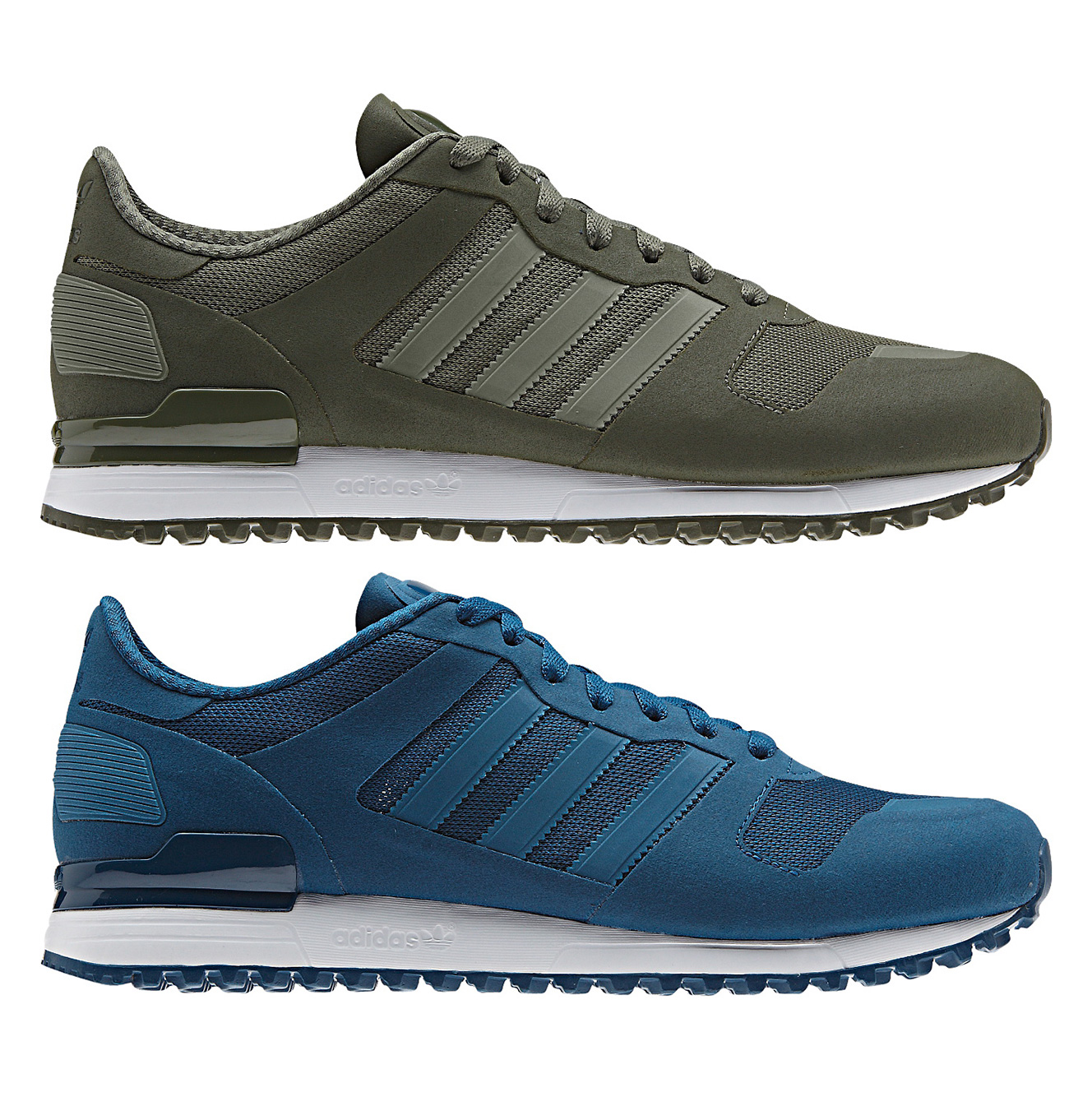 Agurk offer Vend om Blå og Grønne Adidas ZX 700 til Mænd - Cool Sneakers