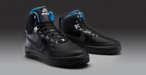 Nike Lunar Force 1 SneakerBoot Black/Metallic Silver