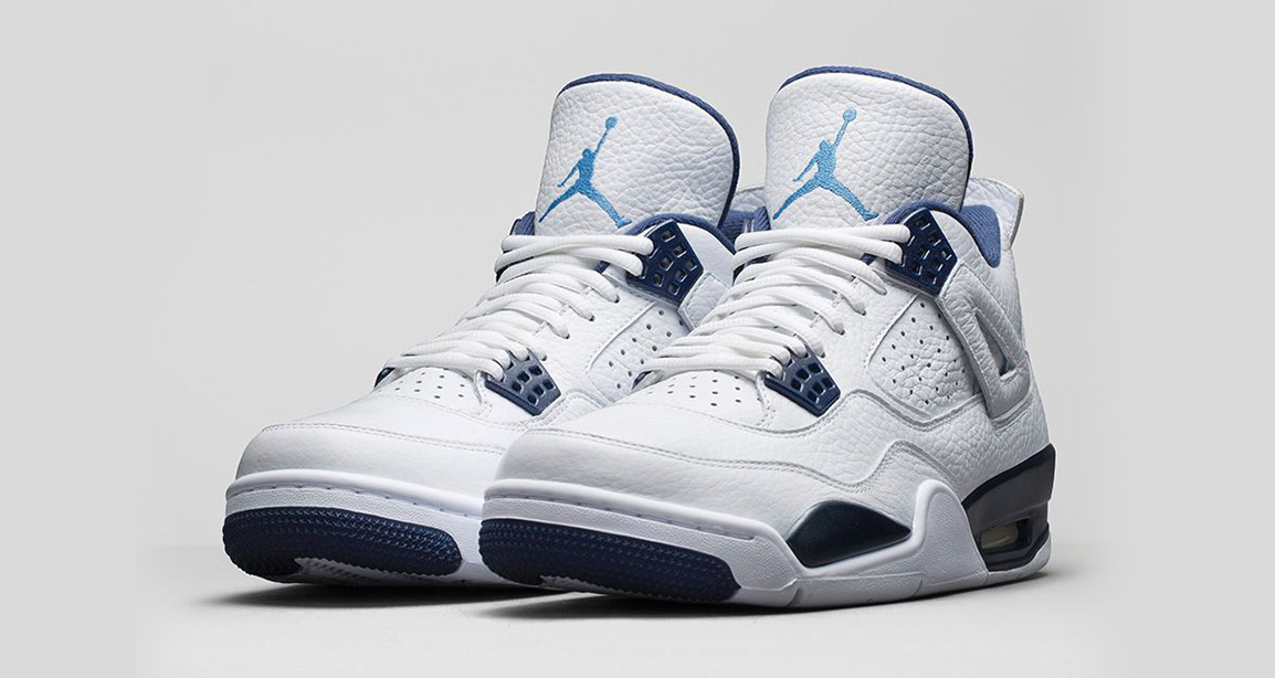 Nike Air Jordan 4 Retro Legend Blue - Cool Sneakers