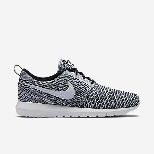 Nike Roshe Run Flyknit 'Black/Dark Grey/White'