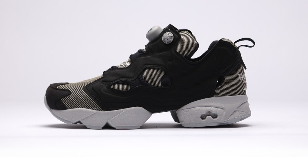 Instapump Fury Tech Black Steel Sneakers