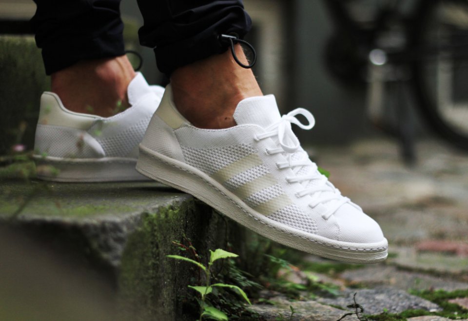 Elendig Stillehavsøer Selskabelig Adidas Campus Primeknit White - Cool Sneakers