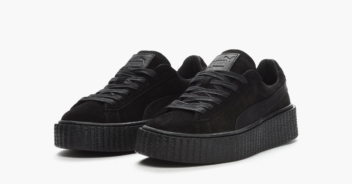 Rihanna x Puma Creeper Triple Black - Cool Sneakers