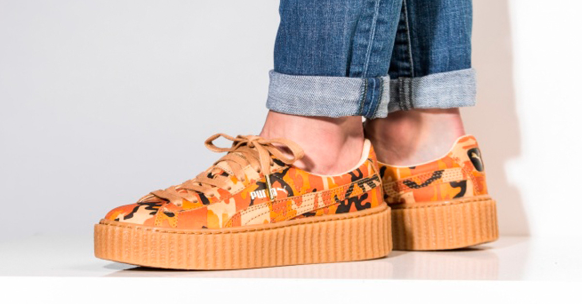 Puma Creeper Orange Camo - Cool Sneakers