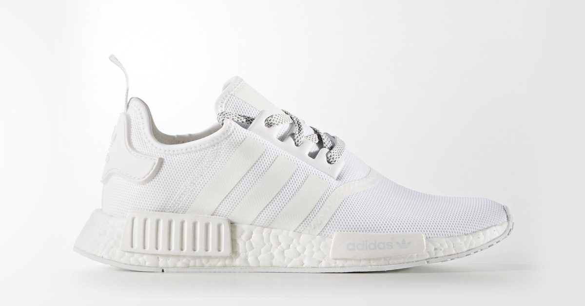 hård anspændt Et kors Adidas NMD R1 White Reflective - Cool Sneakers