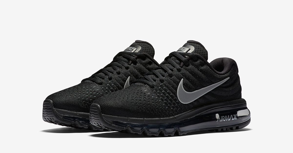 nike air max 2017 mens triple black
