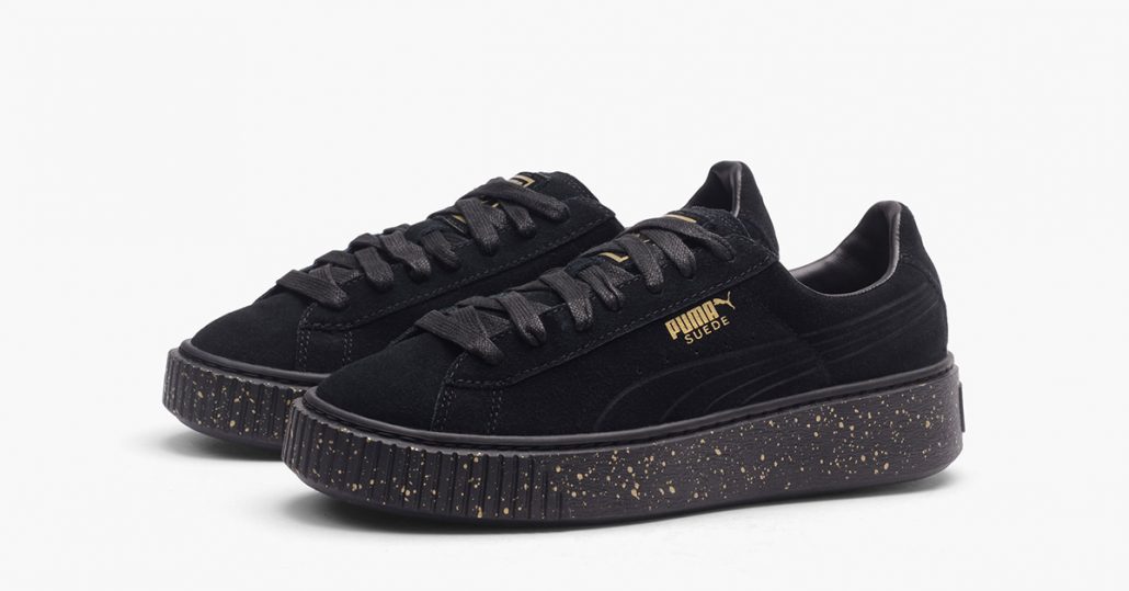 Platform Speckled Black - Cool Sneakers