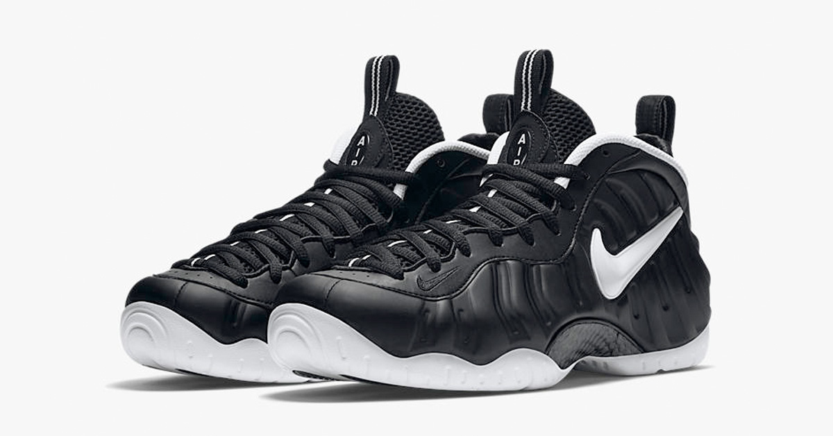 chrome white black foamposites