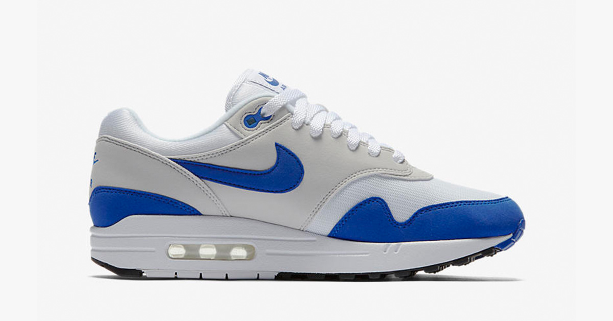 Nike Air Max 1 Og White Blue Cool Sneakers