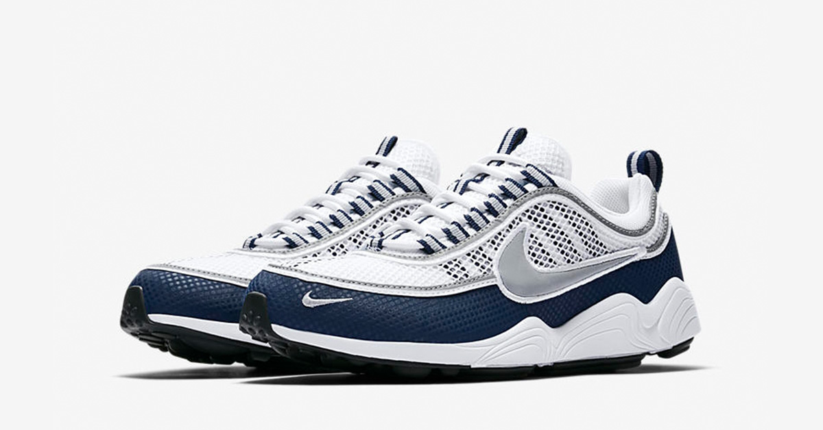 Air zoom spiridon white midnight hotsell