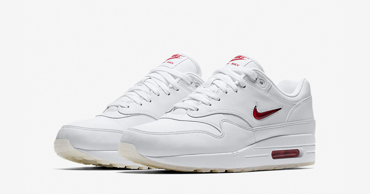 air max 1 jewel white red