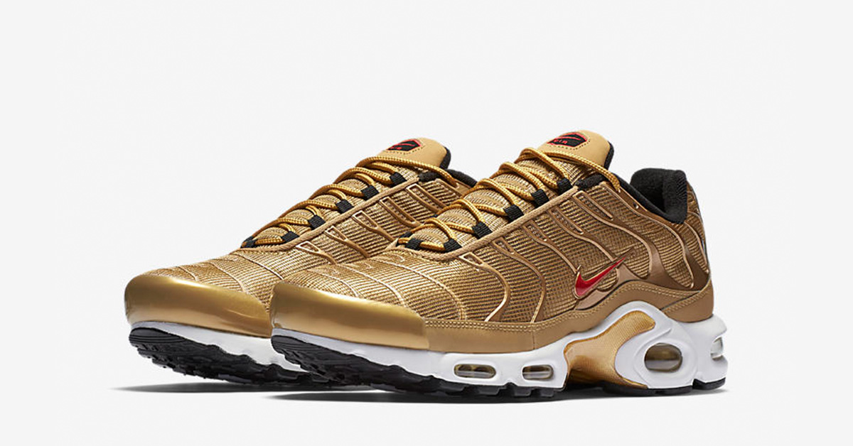 Air Max Plus Tn Metallic Gold Cool Sneakers