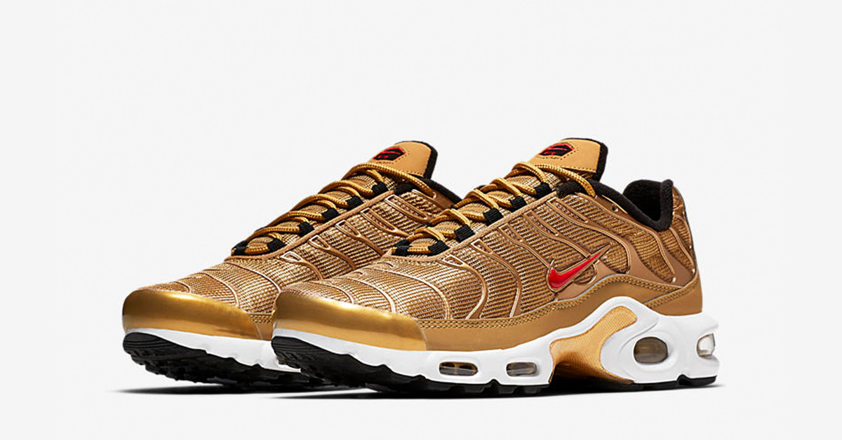 Ulykke gæld Leeds Womens Nike Air Max Plus Tn Metallic Gold - Cool Sneakers