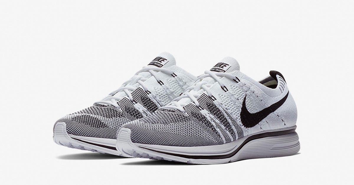 Nike Flyknit Trainer White Black -