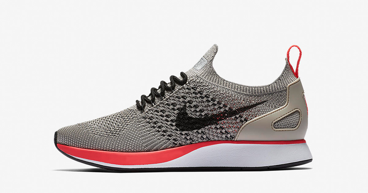 Womens Nike Air Zoom Mariah Flyknit Racer Premium String Solar Red