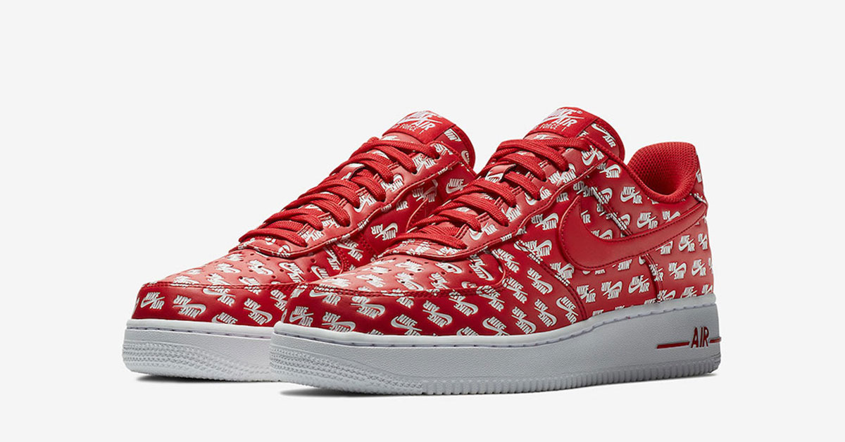 nike air force 1 red laces