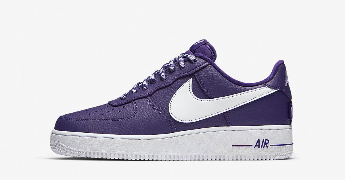 Nike Air Force 1 Low NBA Court Purple White