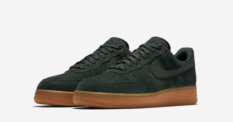 nike air force 1 green gum sole