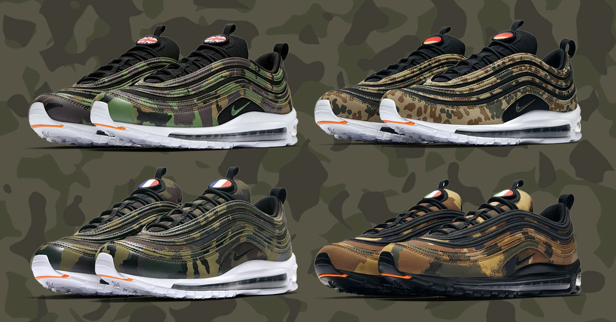 Nike Max 97 Camo Pack Cool Sneakers