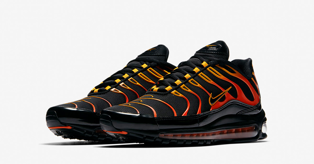 nike 97 black and orange