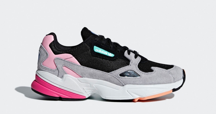 Womens Adidas Falcon Core Black Light Granite BB9173