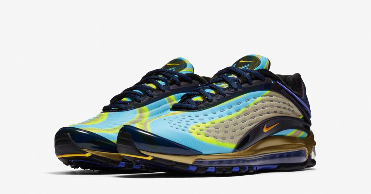 nike air max deluxe blue orange