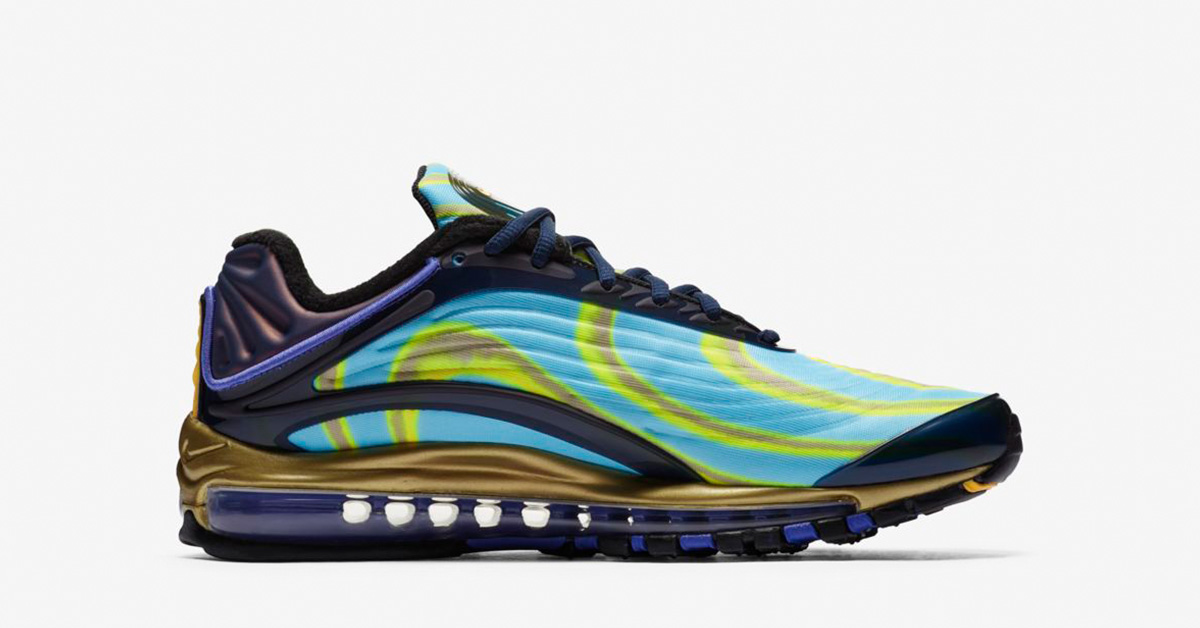 nike air max 97 midnight navy laser orange
