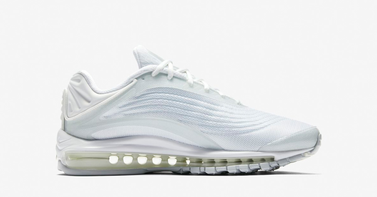 Nike Air Max Deluxe Triple White - Cool Sneakers