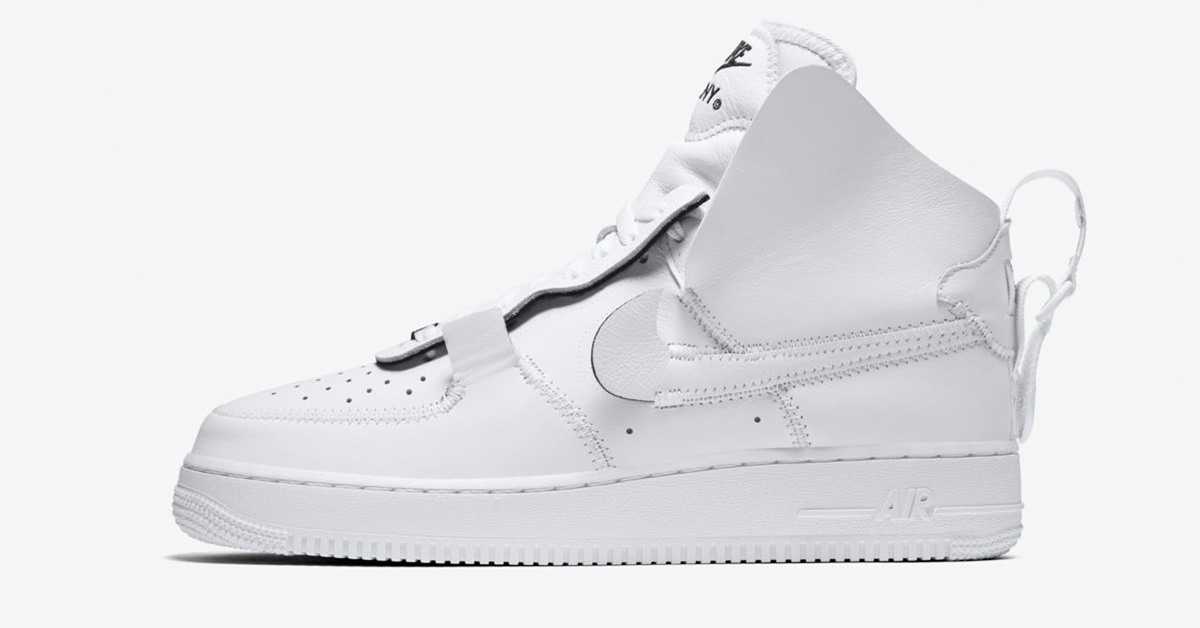 Vedligeholdelse Svig Bryde igennem PSNY x Nike Air Force 1 High White - Cool Sneakers