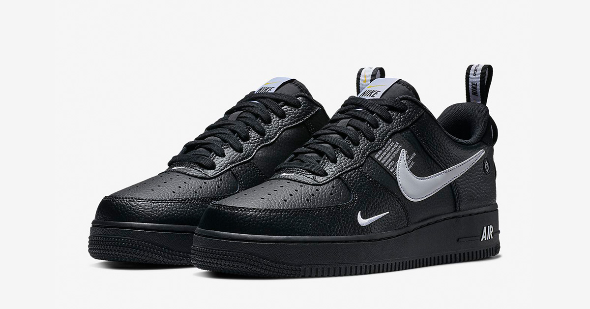 Nike Air Force 1 07 LV8 Utility Black - Cool Sneakers