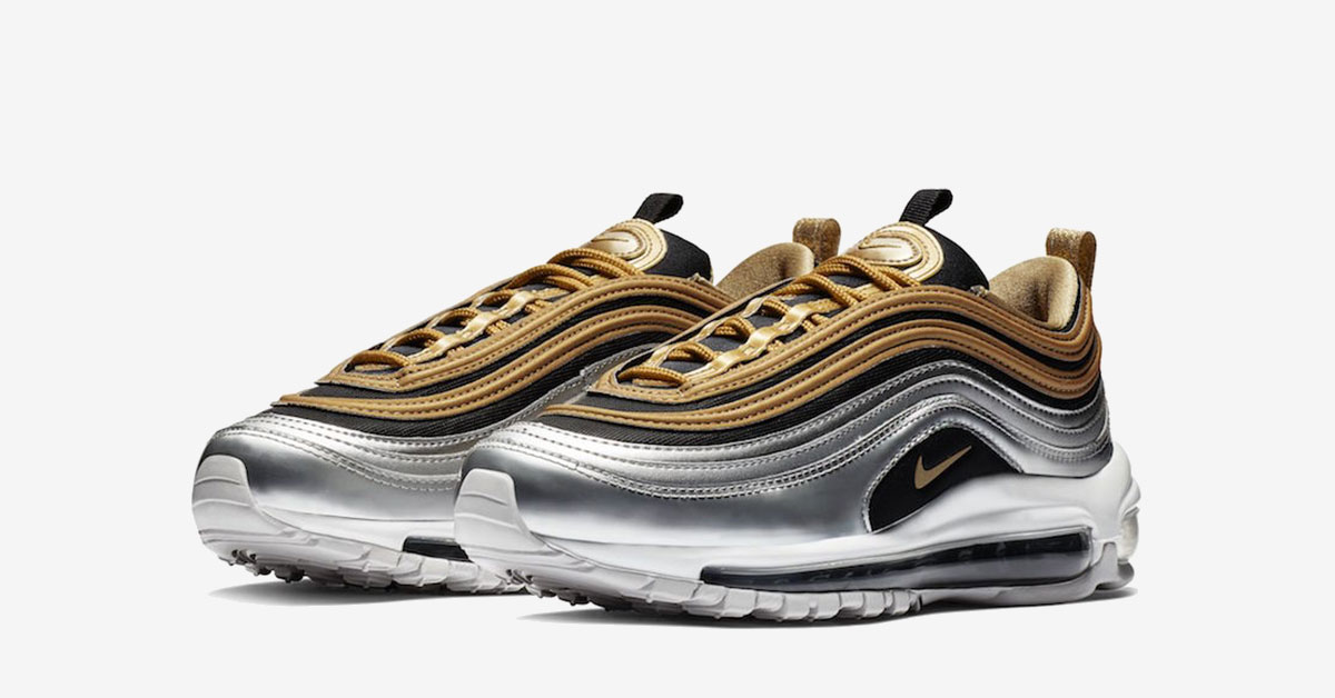 Air Max 97 Guld Sølv -