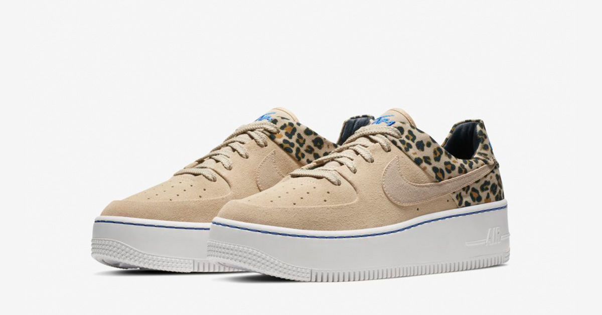 women's air force 1 sage low leopard