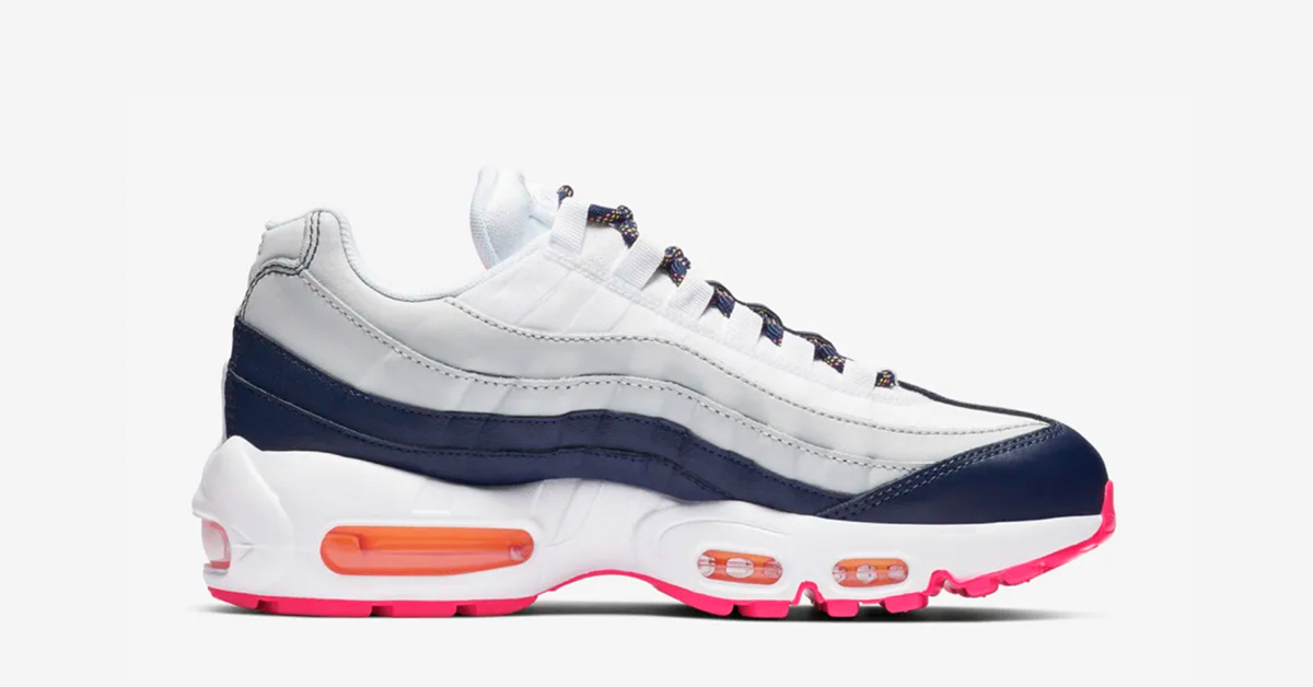 Nike Air Max 95 Pure Platinum Orange til Kvinder