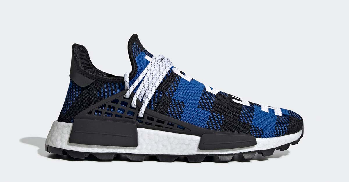 Produktivitet jøde hovedpine Pharrell Williams BBC x Adidas NMD Hu Blå - Cool Sneakers