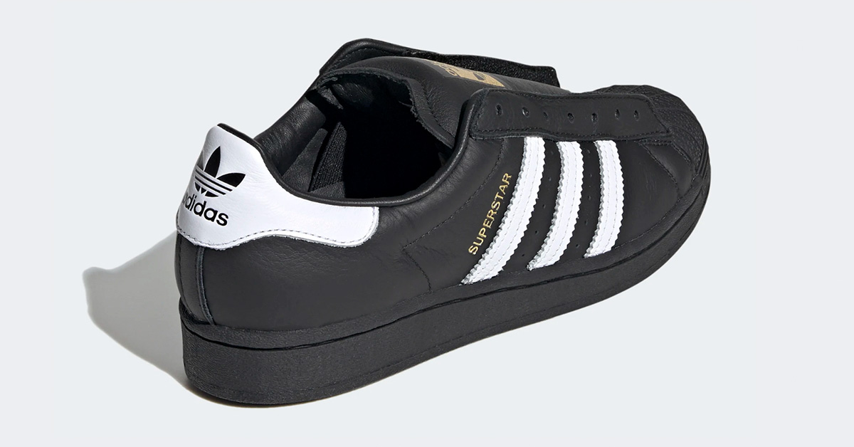 Adidas Superstar Laceless Sort Hvid FV3018