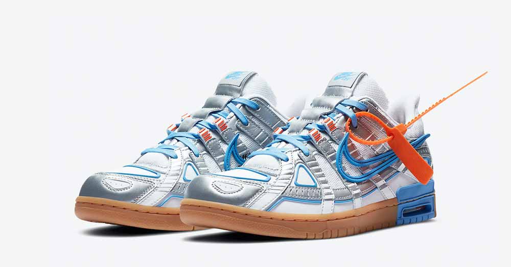 Off White x Nike Rubber Dunk University Blue - Sneakers