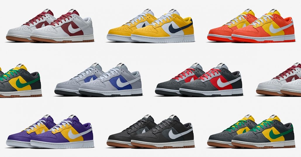 nike dunk low by you designs