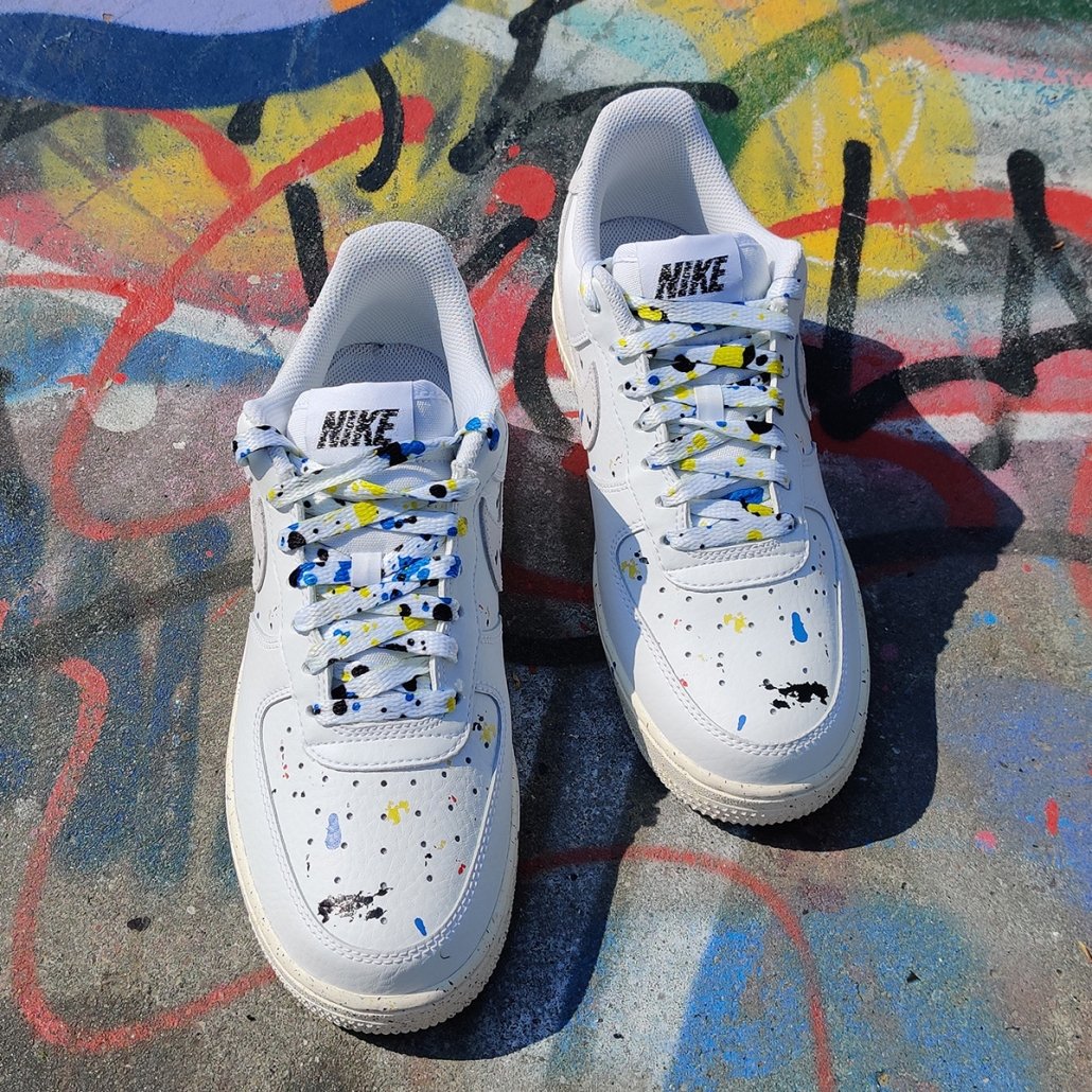 nike air force 1 low paint splatter
