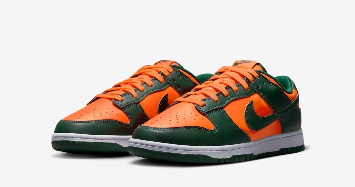 Nike Dunk Low Miami Hurricanes DD1391-300