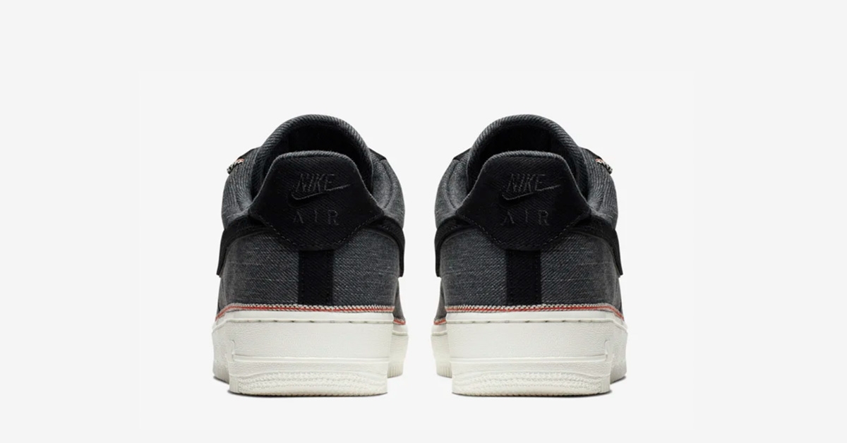nike air force 1 low 3x1 denim black