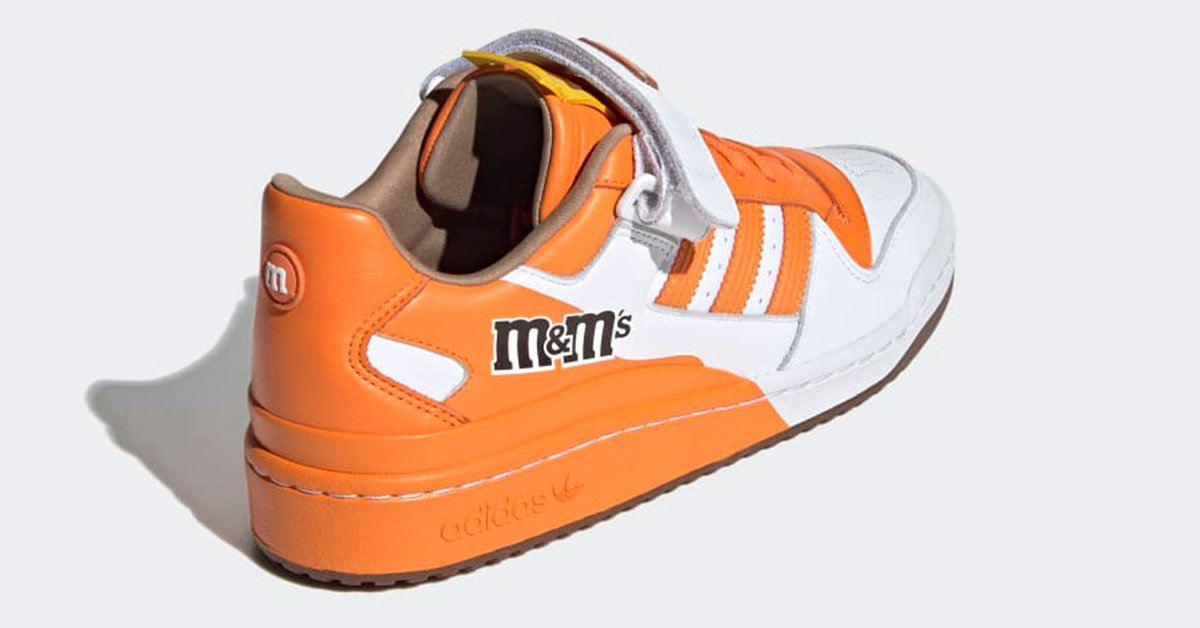 M&Ms x Adidas Forum Low 84 Orange Hvid GY6315