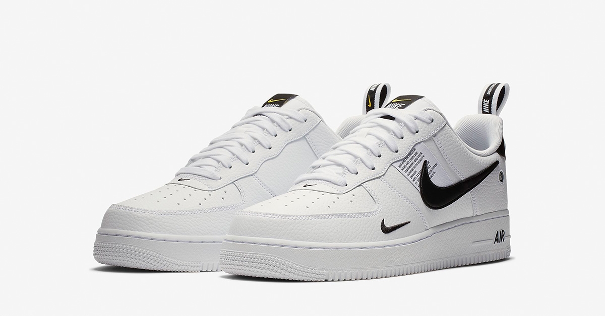 nike air force 1 07 sort og hvid