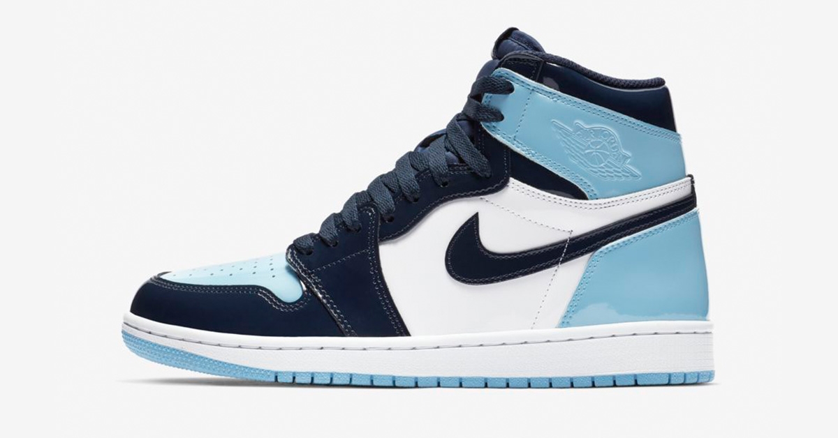 Låne Behandling ristet brød Nike Air Jordan 1 High Lyseblå til Kvinder - Cool Sneakers