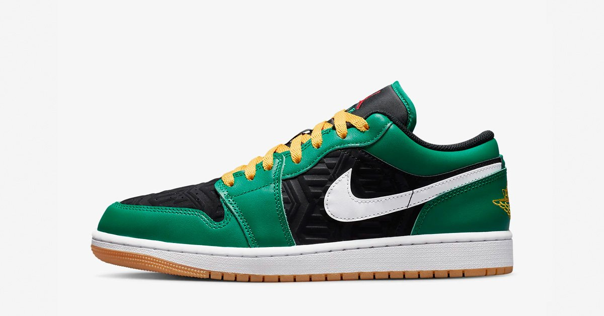 Nike Air Jordan 1 Low Grøn Sort DQ8422-300