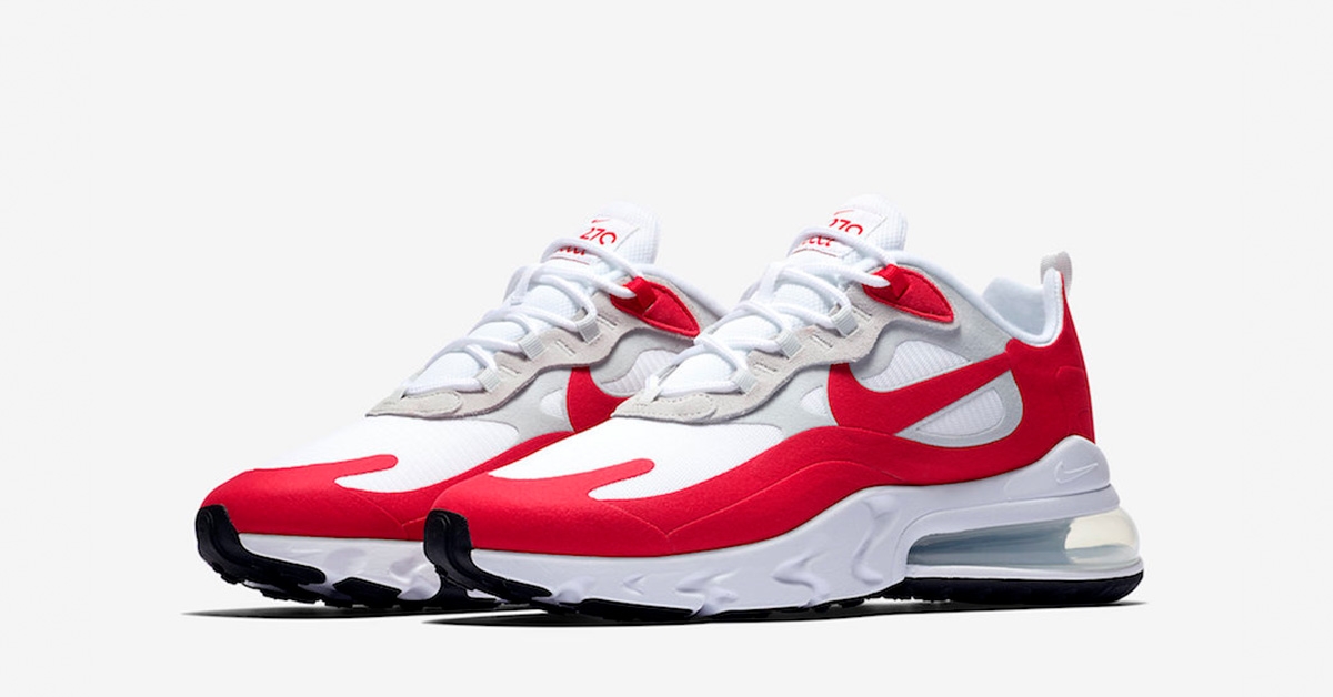 nike 270 react university red