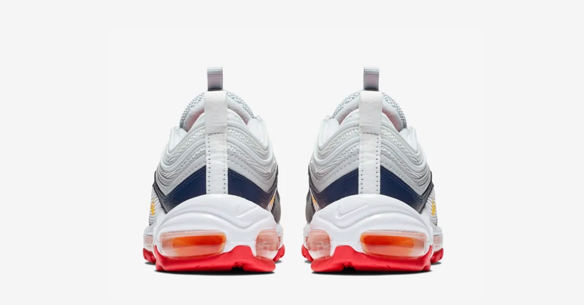 nike air max 97 midnight navy laser orange