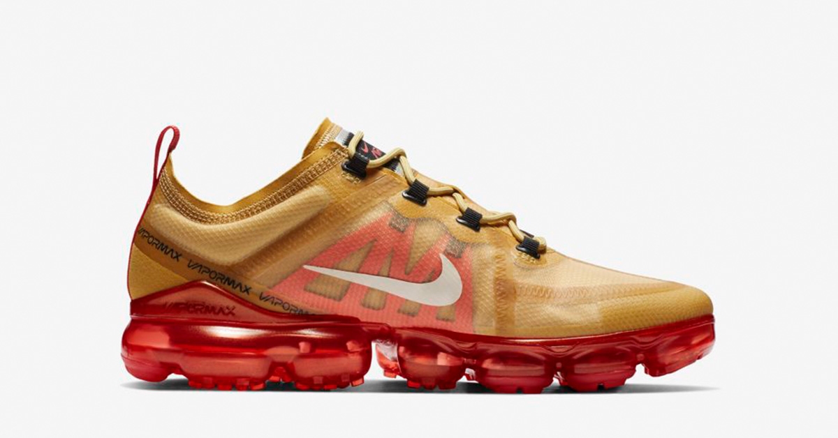 nike vapormax 2019 women's gold