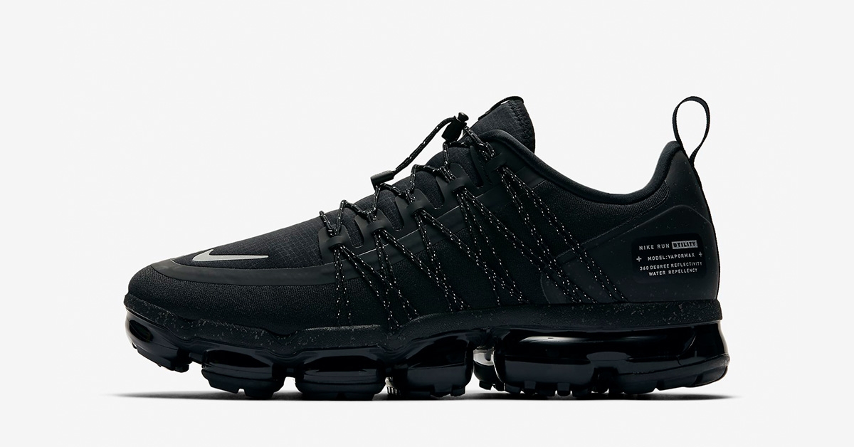 nike vapormax run utility triple black