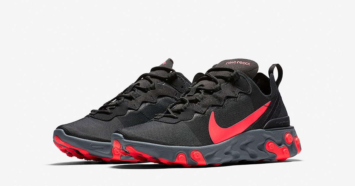 Nike React Element 55 Rød kvinder - Cool Sneakers